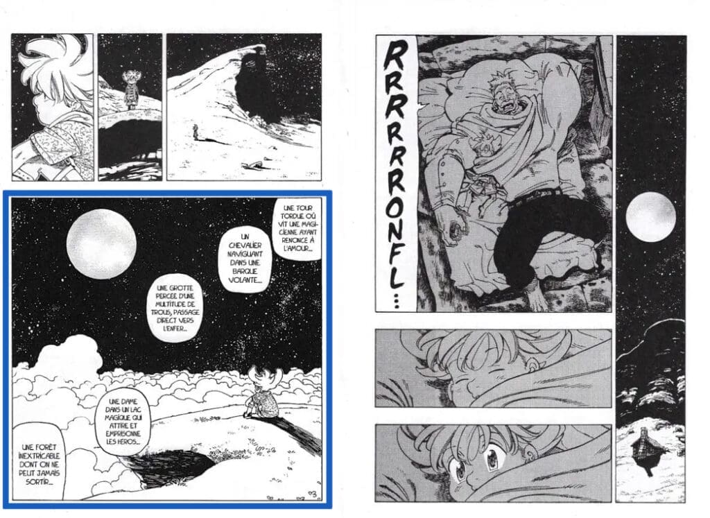Comment composer une double-page en manga ? mihiraki exemple 6
