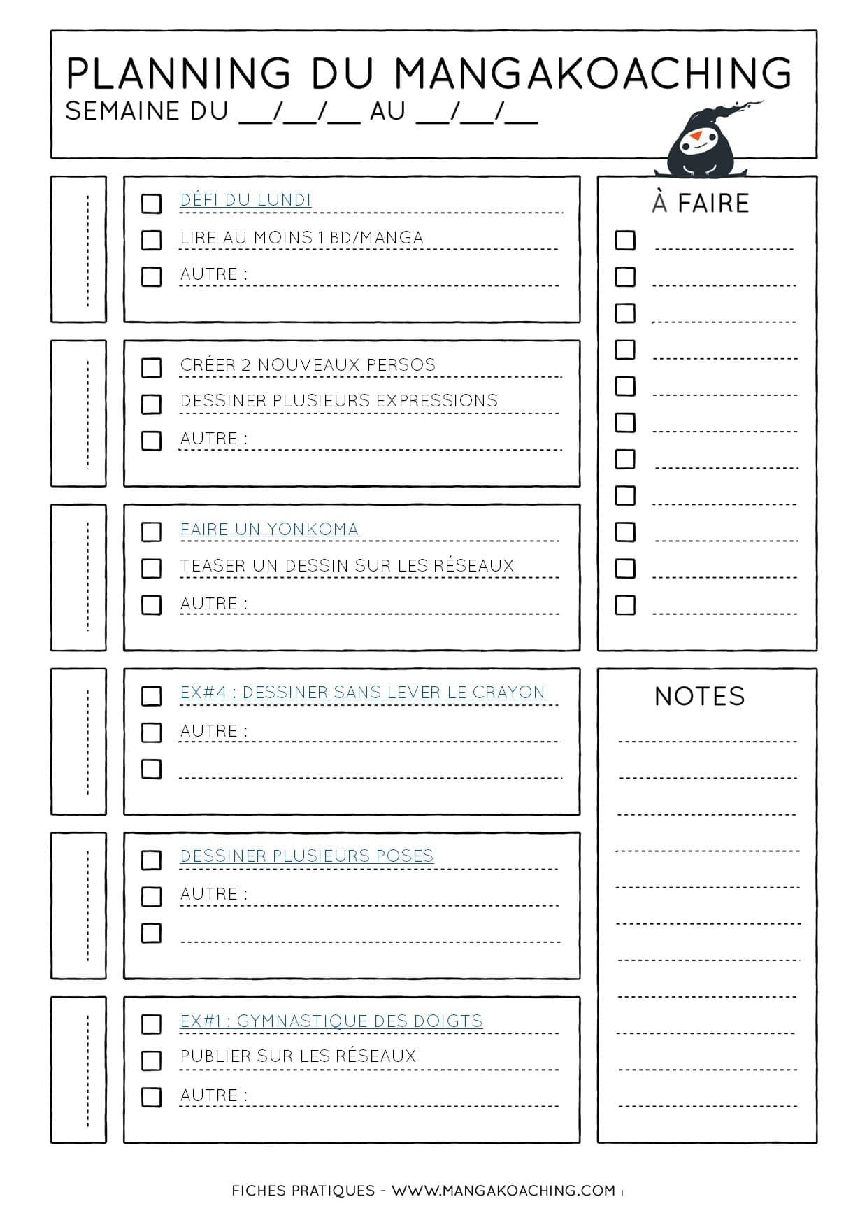 planning de mangakoaching 67