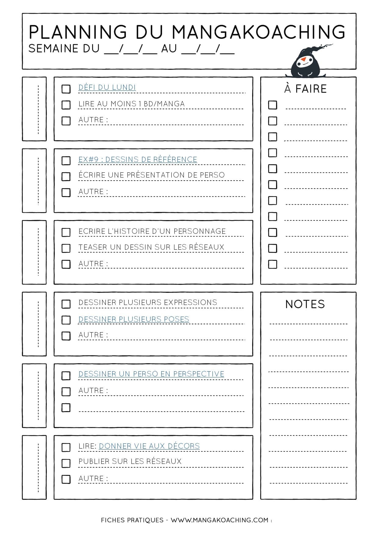 planning de mangakoaching 69