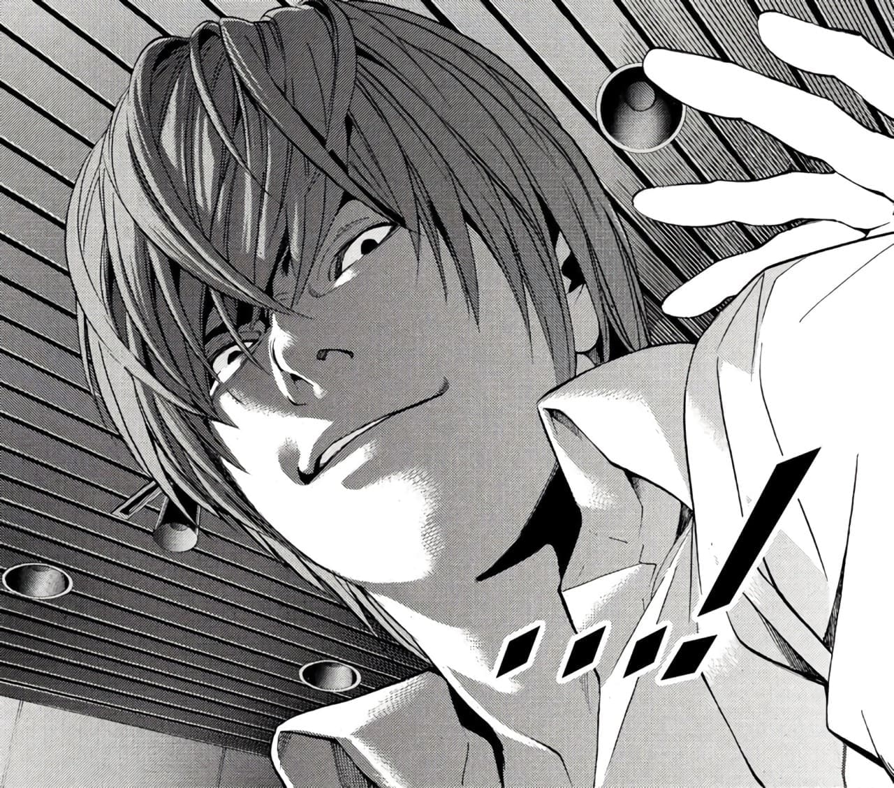 Extrait de "Death Note", par Tsugumi OBA & Takeshi OBATA, Éditions Kana