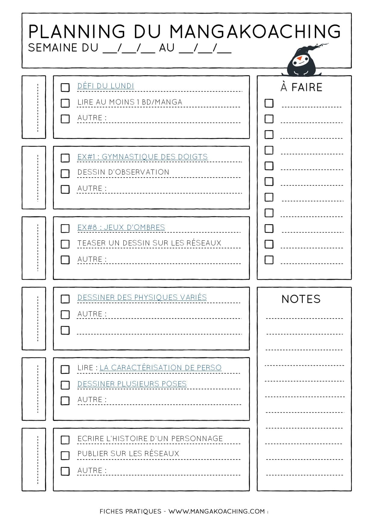 planning de mangakoaching 72