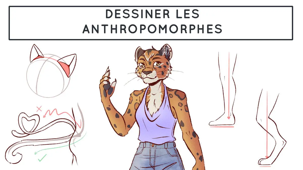 dessiner des personnages anthropomorphes