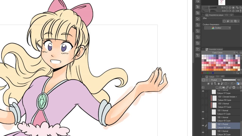 Démo #13 : Colorisation sur CLIP STUDIO PAINT - Partie 2 Demo 13 3