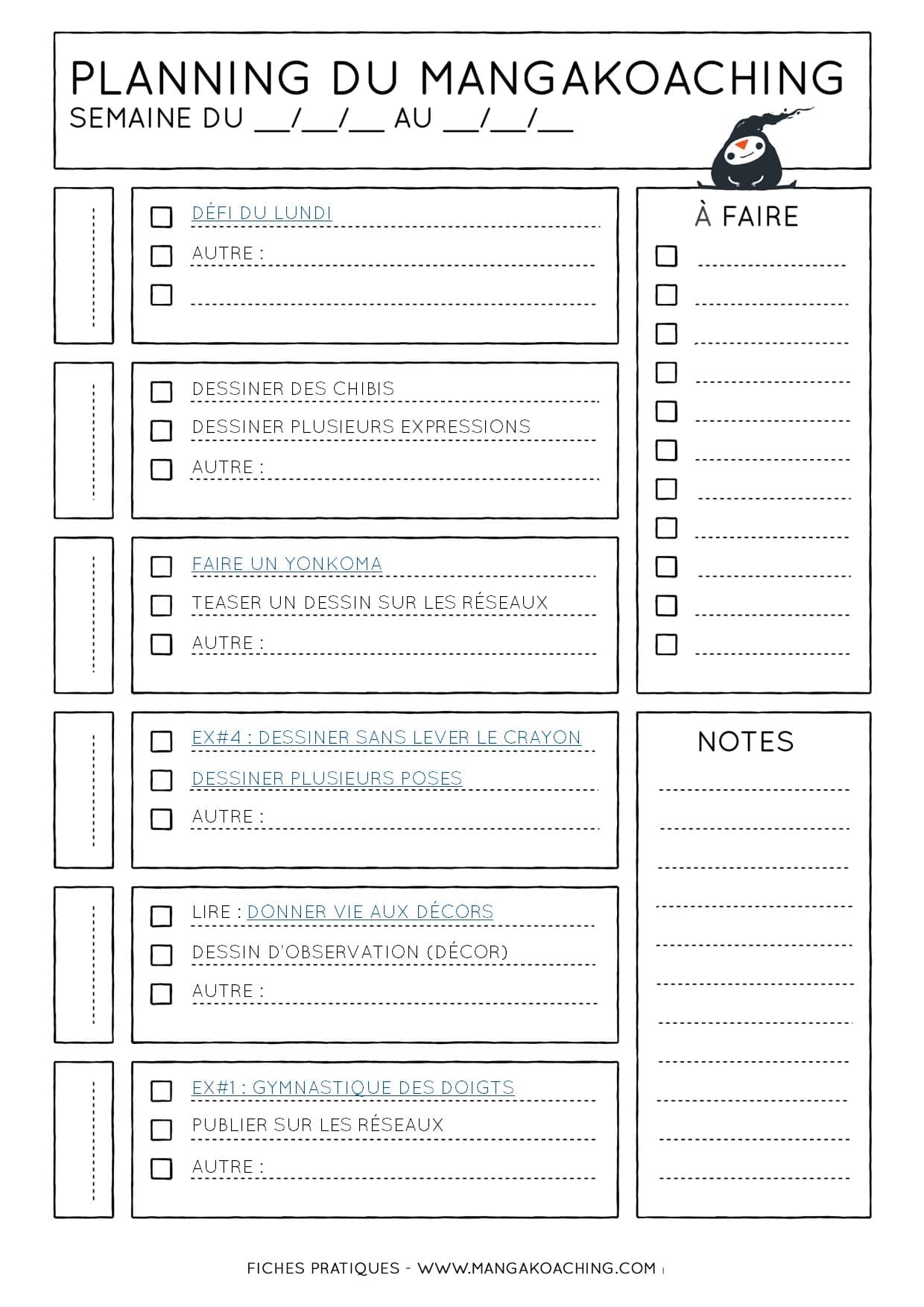 planning de mangakoaching 87