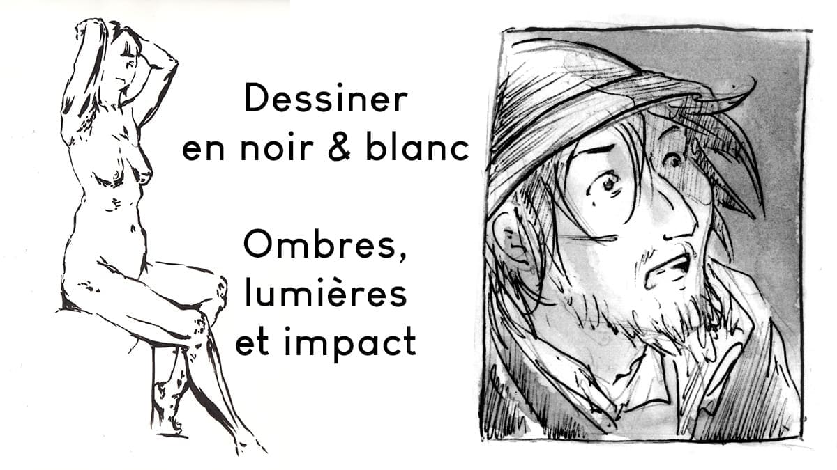 exemples de dessins en noir et blanc