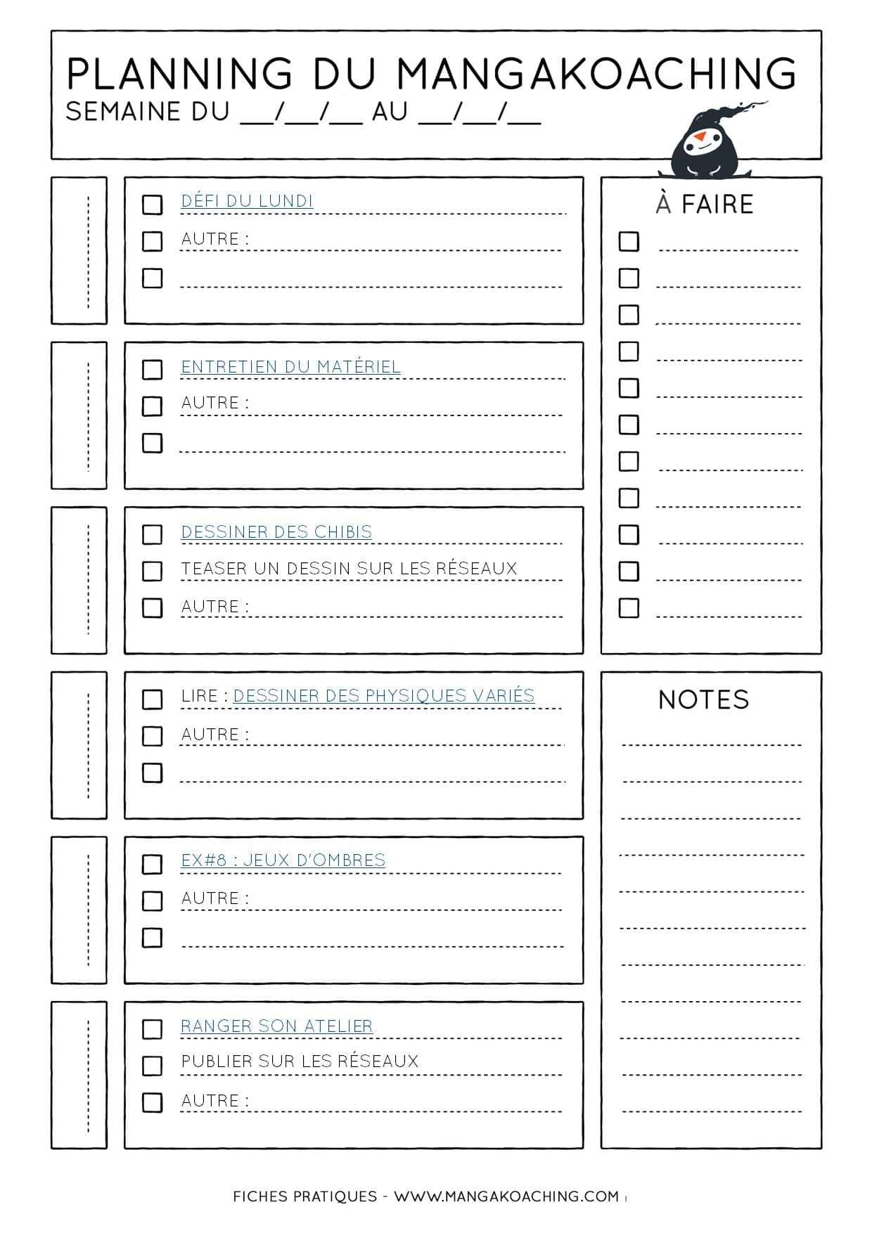 planning de mangakoaching 94