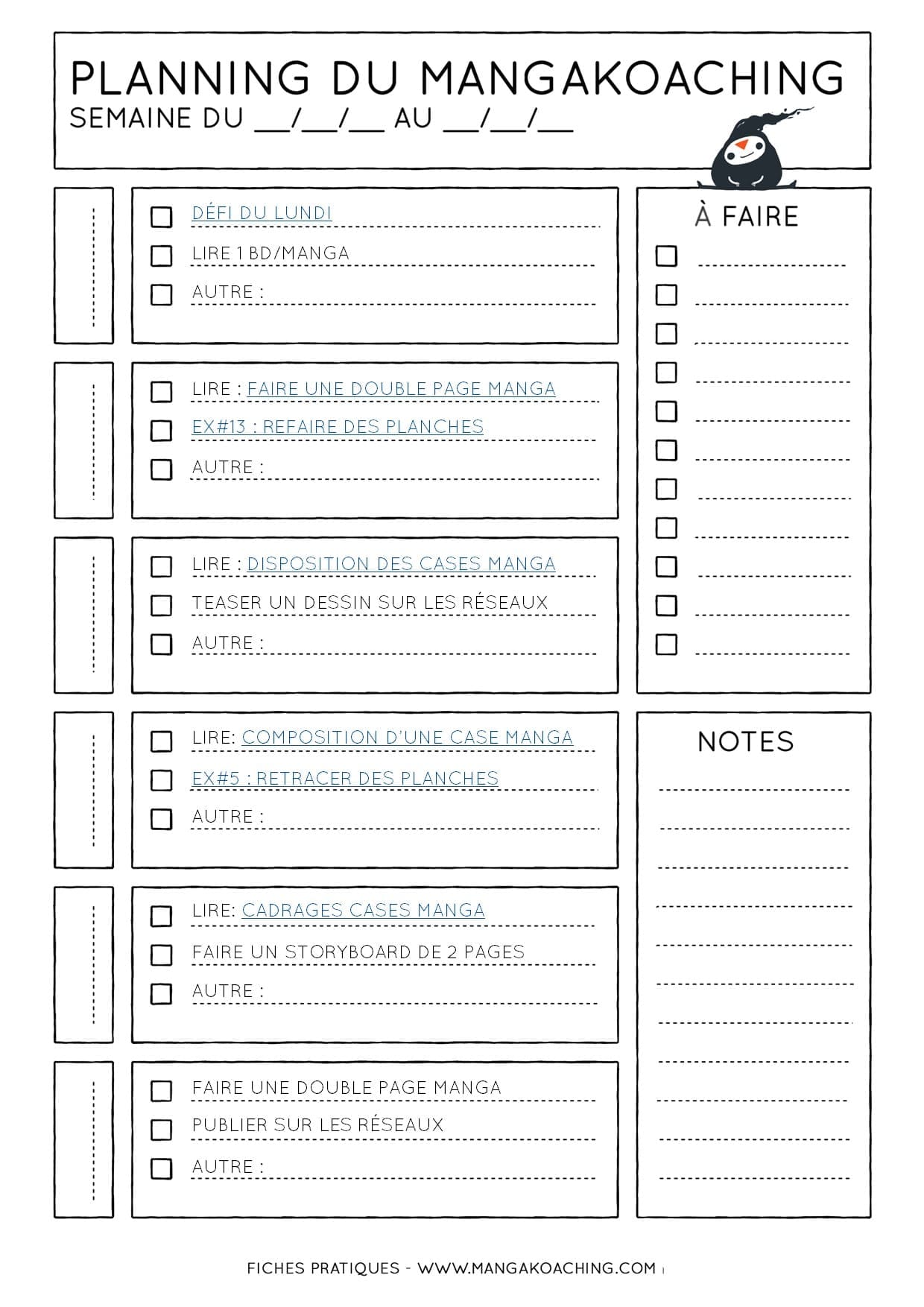 planning de mangakoaching 96