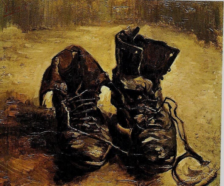 Comment dessiner les chaussures 97632 tableau van gogh