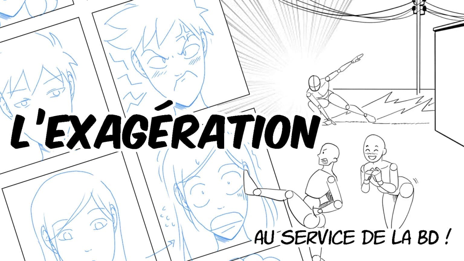 L'exagération au service de la BD - Le Mangakoaching
