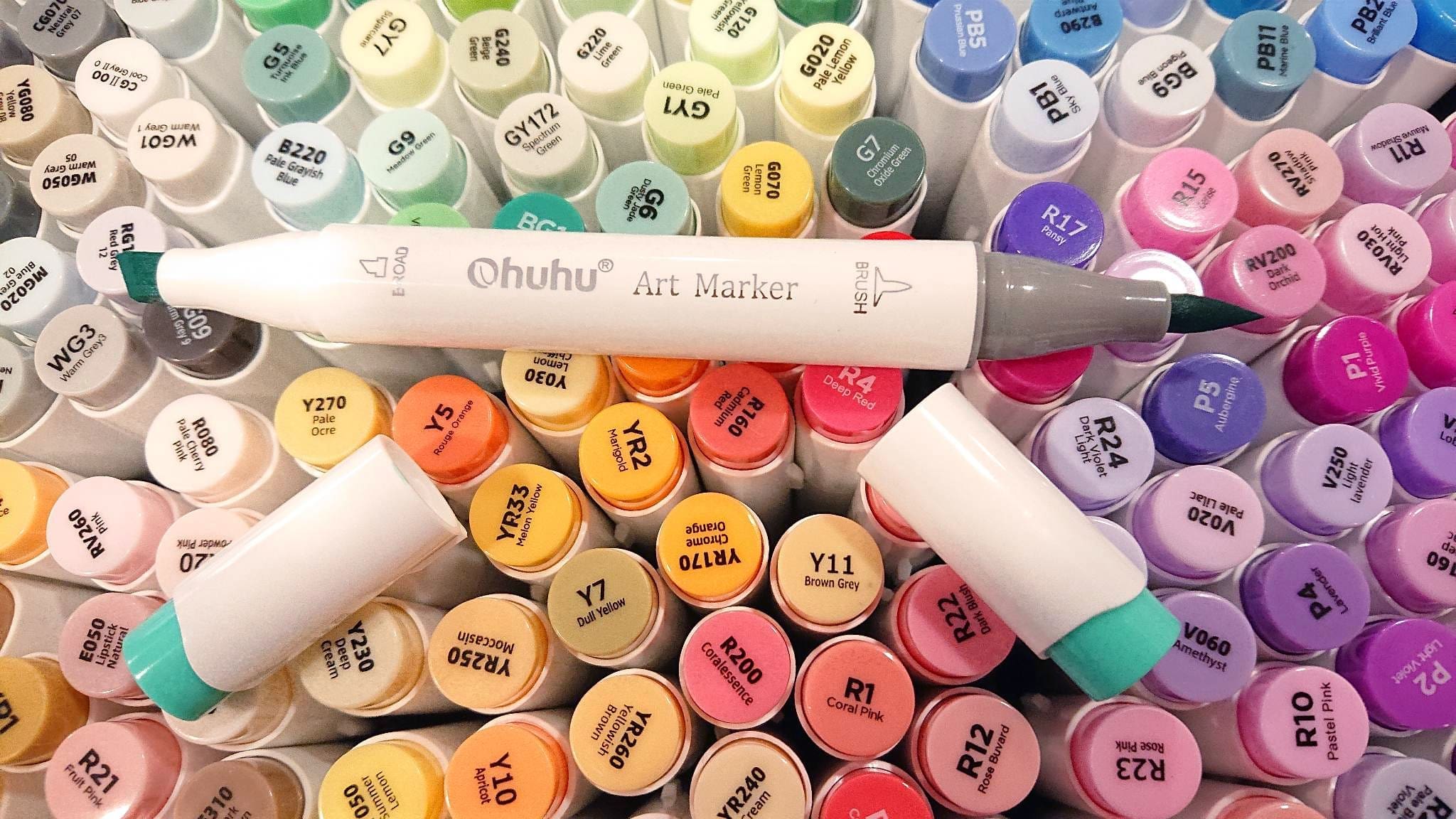 Je teste les nouveaux feutres Ohuhu Art Markers ! 