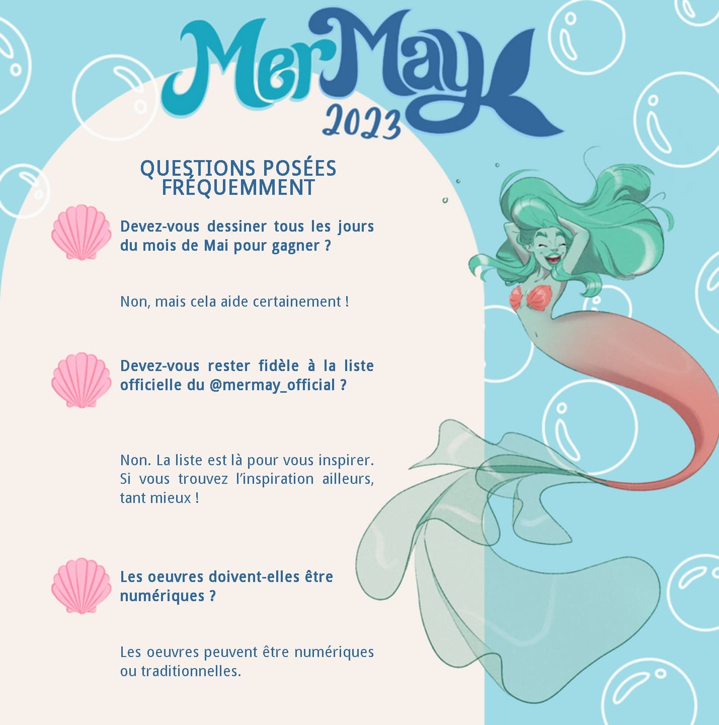 Mermay 2023 : questions fréquemment posées