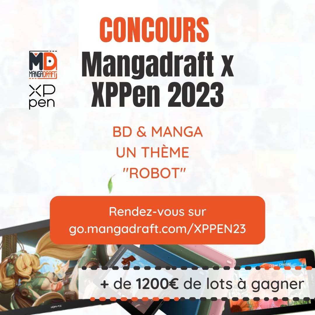 Concours Mangadraft / XPPen 2023