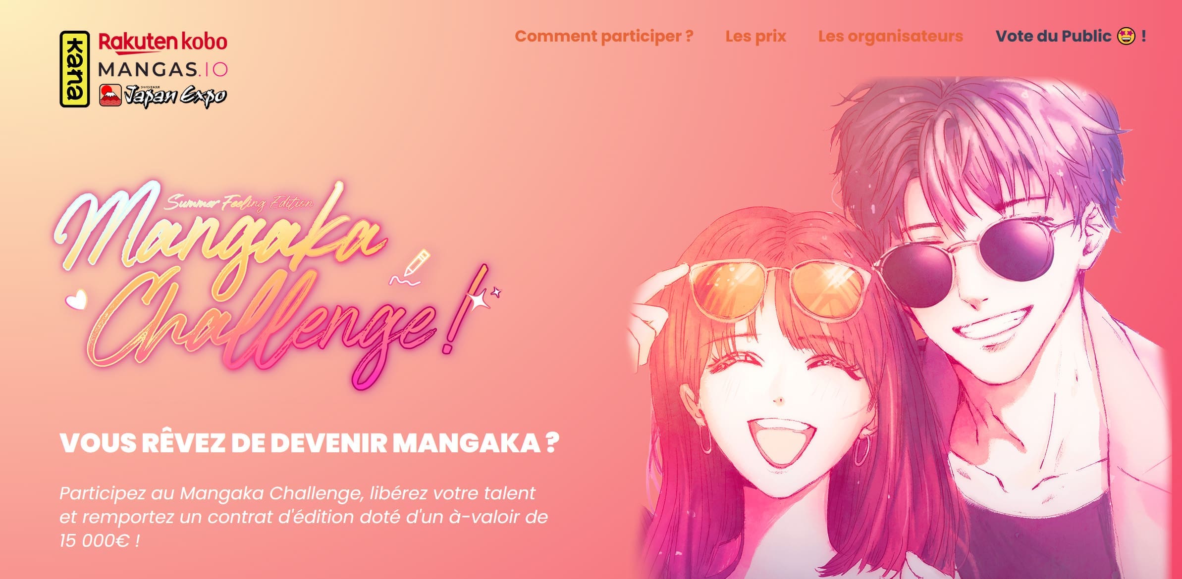 Concours Mangaka Challenge par les éditions Kana