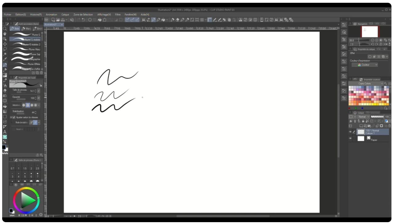 Outils et techniques d'encrage numériques sur CLIP STUDIO PAINT - Le ...